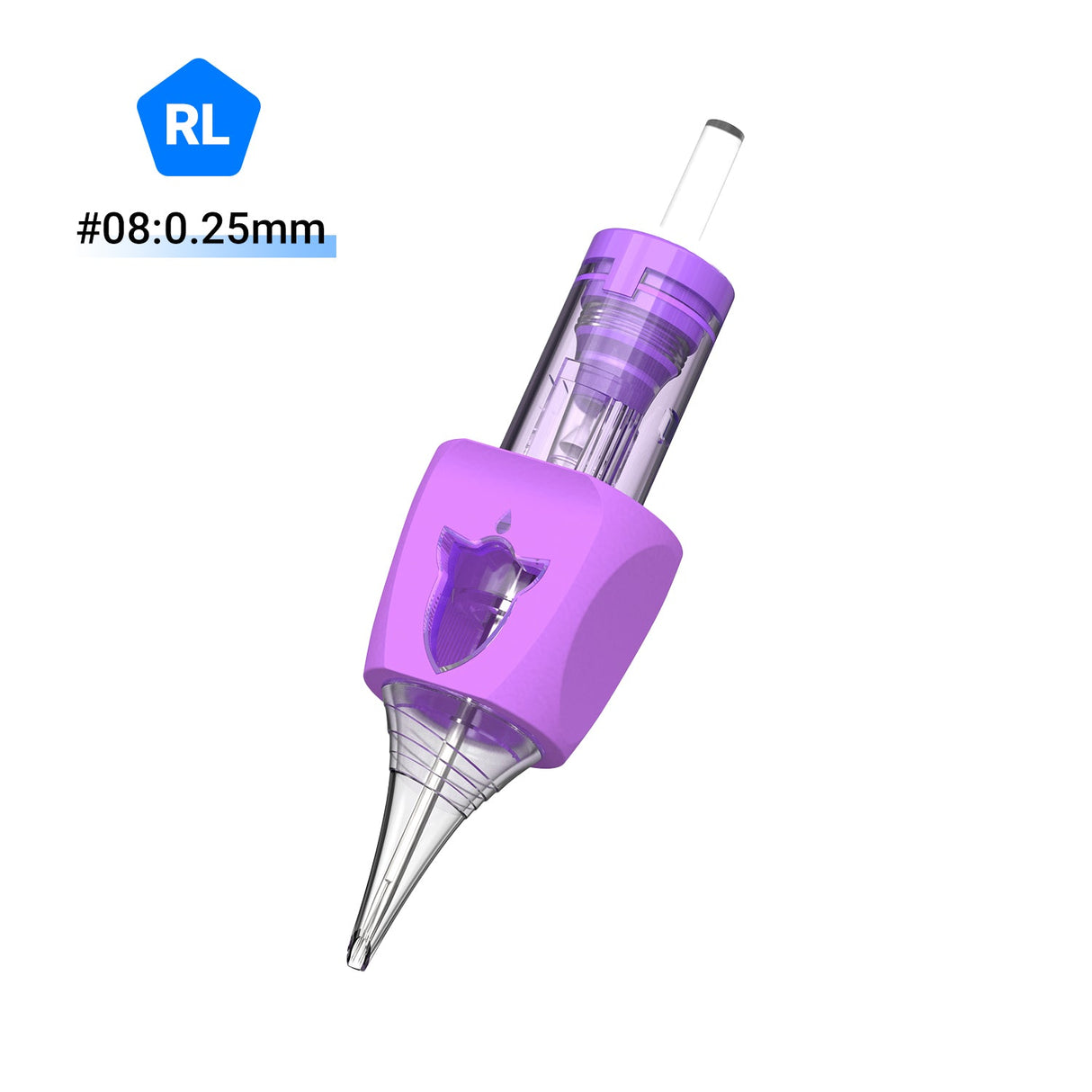 Wormhole Disposable Finger Ledge Cartridges – 20pcs #08 RL (0.25mm)