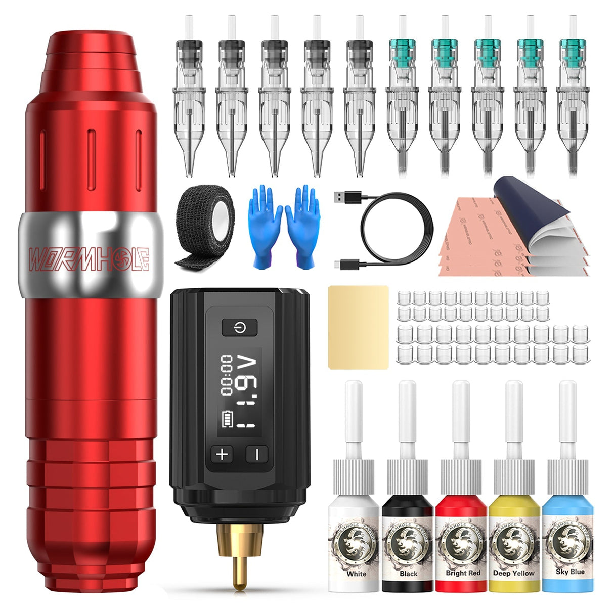 Wireless Tattoo Kit – Complete Professional Tattoo Set (WTK390)