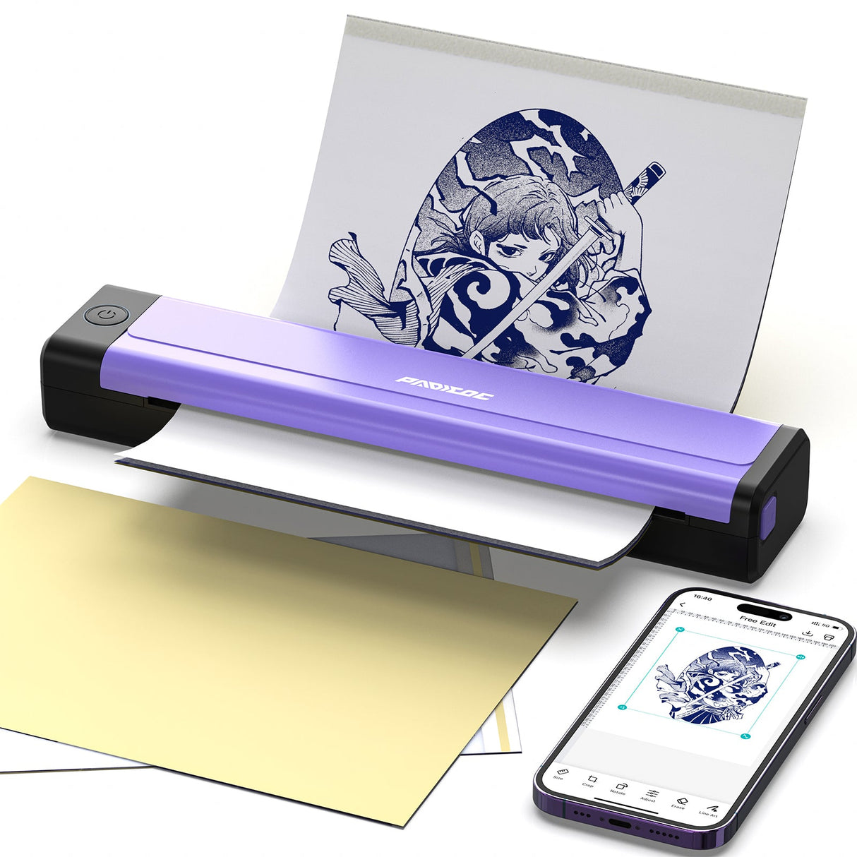 Padieoe Bluetooth Tattoo Stencil Printer