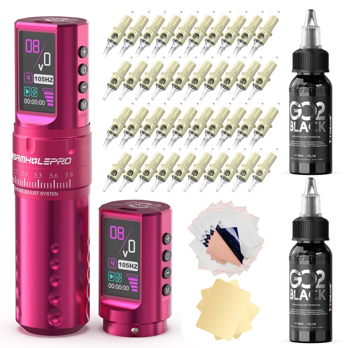 WormholePro Virgo Wireless Tattoo Kit