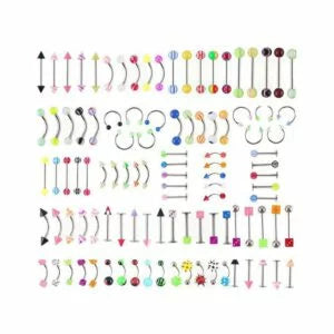 Piercing Jewelry Kit 120PCS