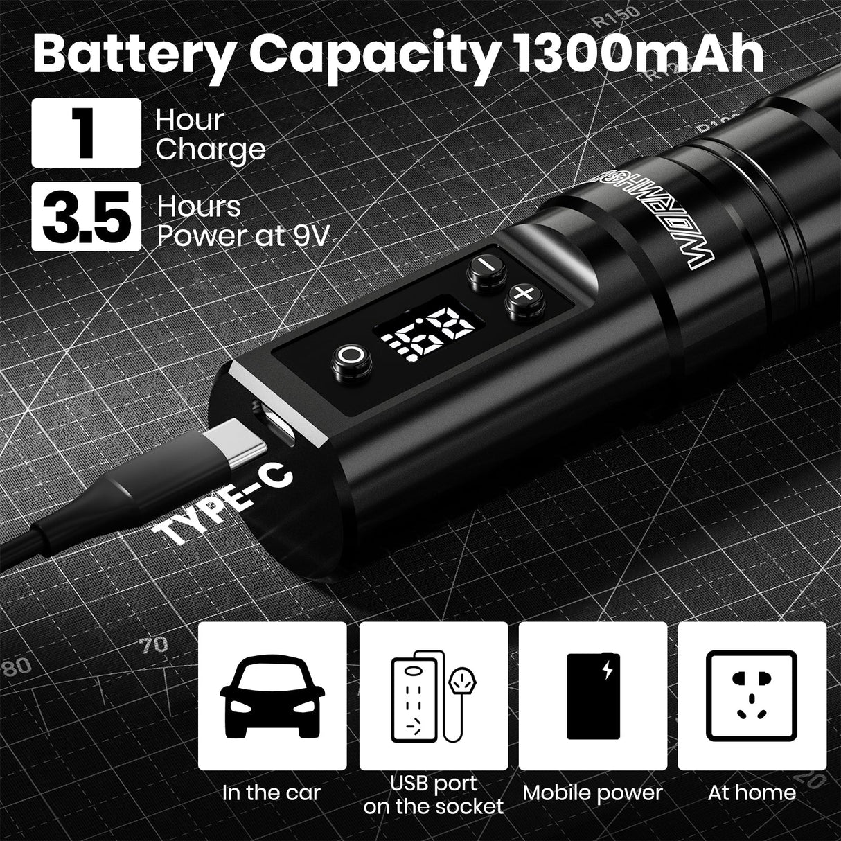 Wireless Freedom – Complete Tattoo Kit for Beginners