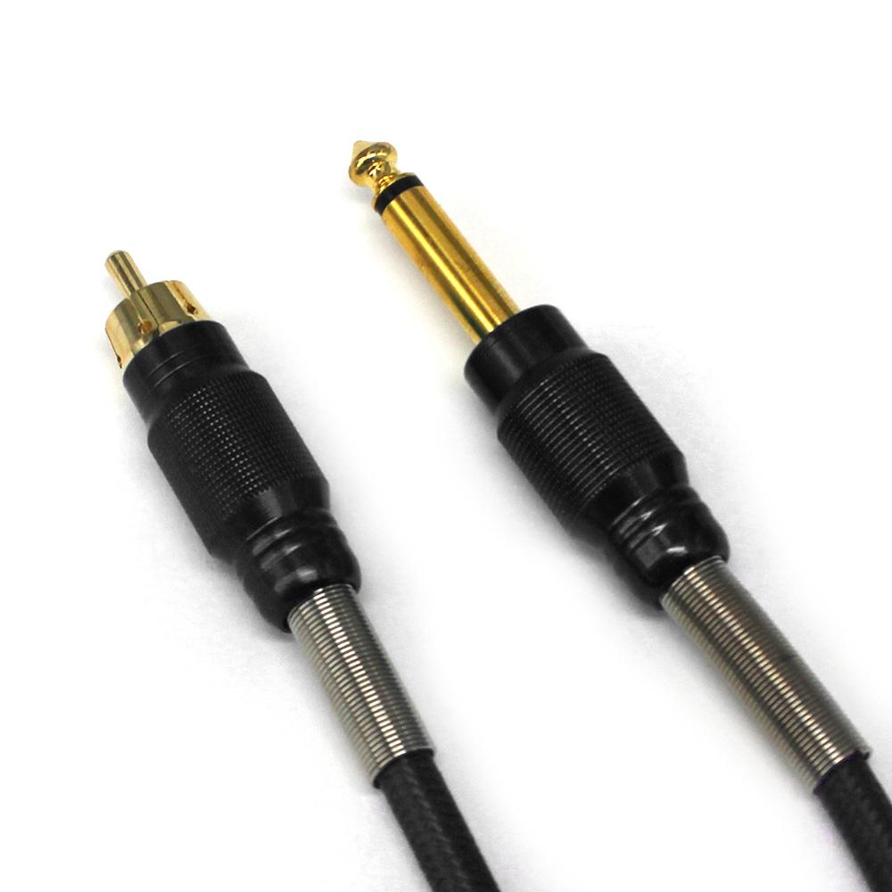 ITATOO Heavy Duty Fireproof RCA Soft Clip Cord for Rotary Tattoo Machine 2.5M 8.2 Feet - wormholetattoo