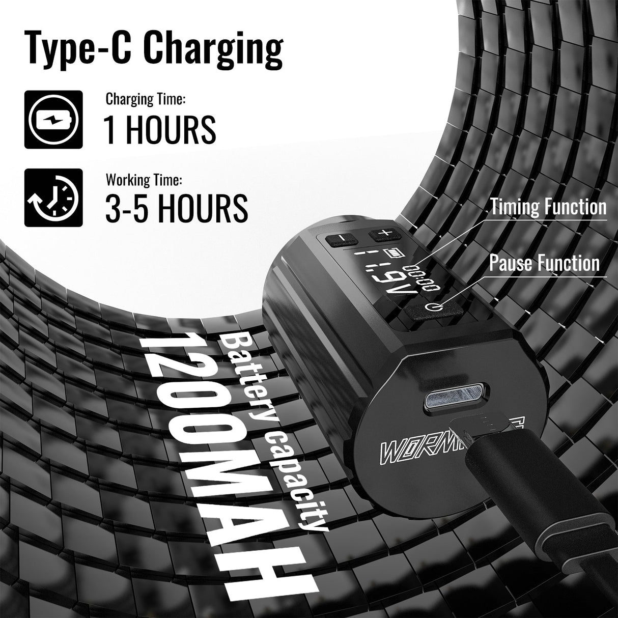 Padieoe Tattoo Gun Kit – Cordless Tattoo Pen