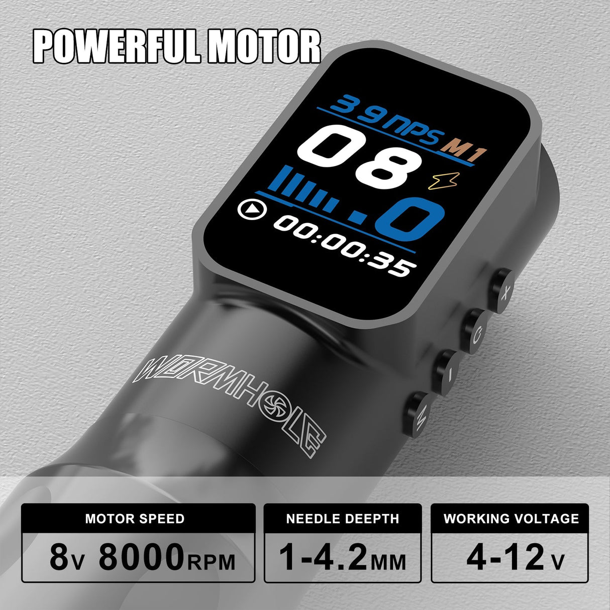 Wormhole Tattoo Gun Kit – Wireless Professional Tattoo Pen