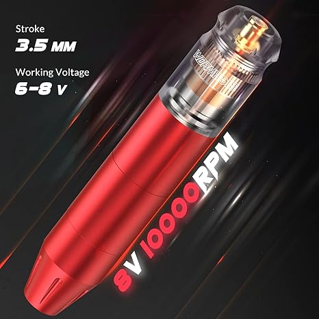 Wormhole Tattoo Machine Kit with 8 Tattoo Ink for Beginner WTK085