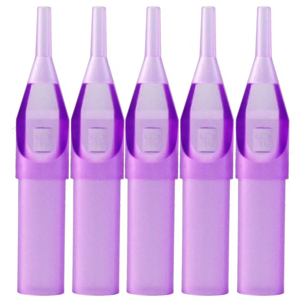 Wormhole 100pcs Purple Tattoo Tips