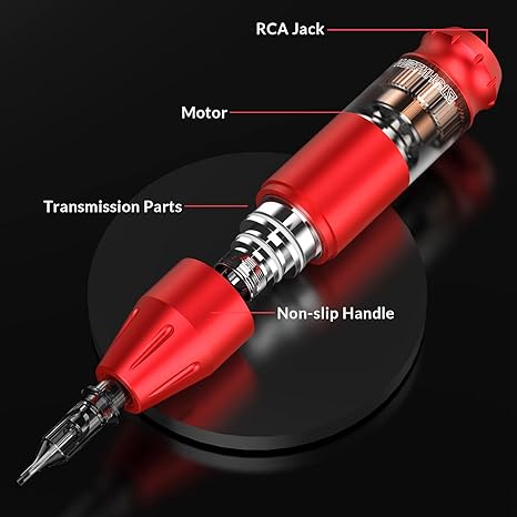 Wormhole Tattoo Machine Kit with 8 Tattoo Ink for Beginner WTK085