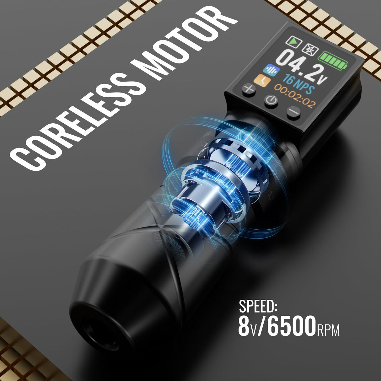 WormholePro Auriga Tattoo Kit with 20pcs Tattoo Cartridges