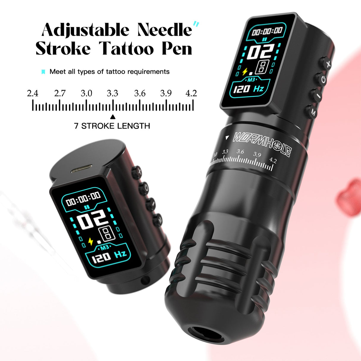Wormhole Tattoo Pen Kit –Professional Tattoo Machine with XtremeInk
