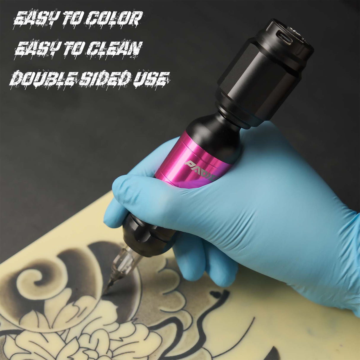 8*Tattoo Practice Skin 3MM with 10 WormholePro Transfer Stencil Paper