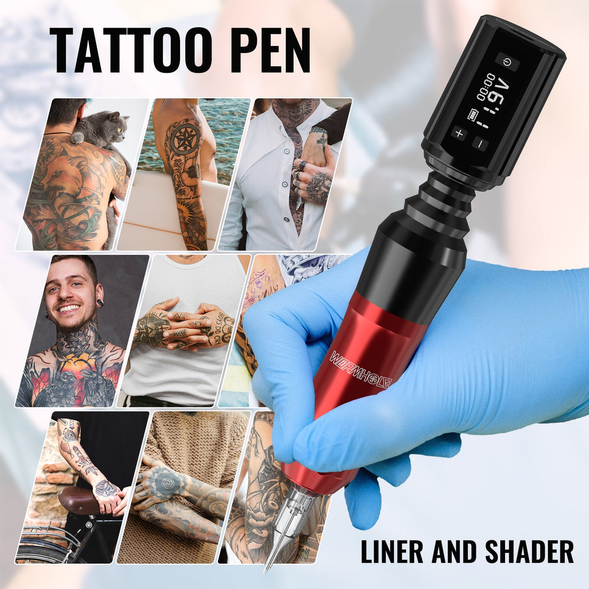 Wormhole Professional Wireless Tattoo Kit