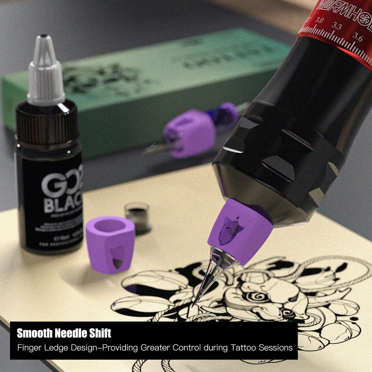 Wormhole Wireless Smart Tattoo Pen Kit  Xtreme Ink