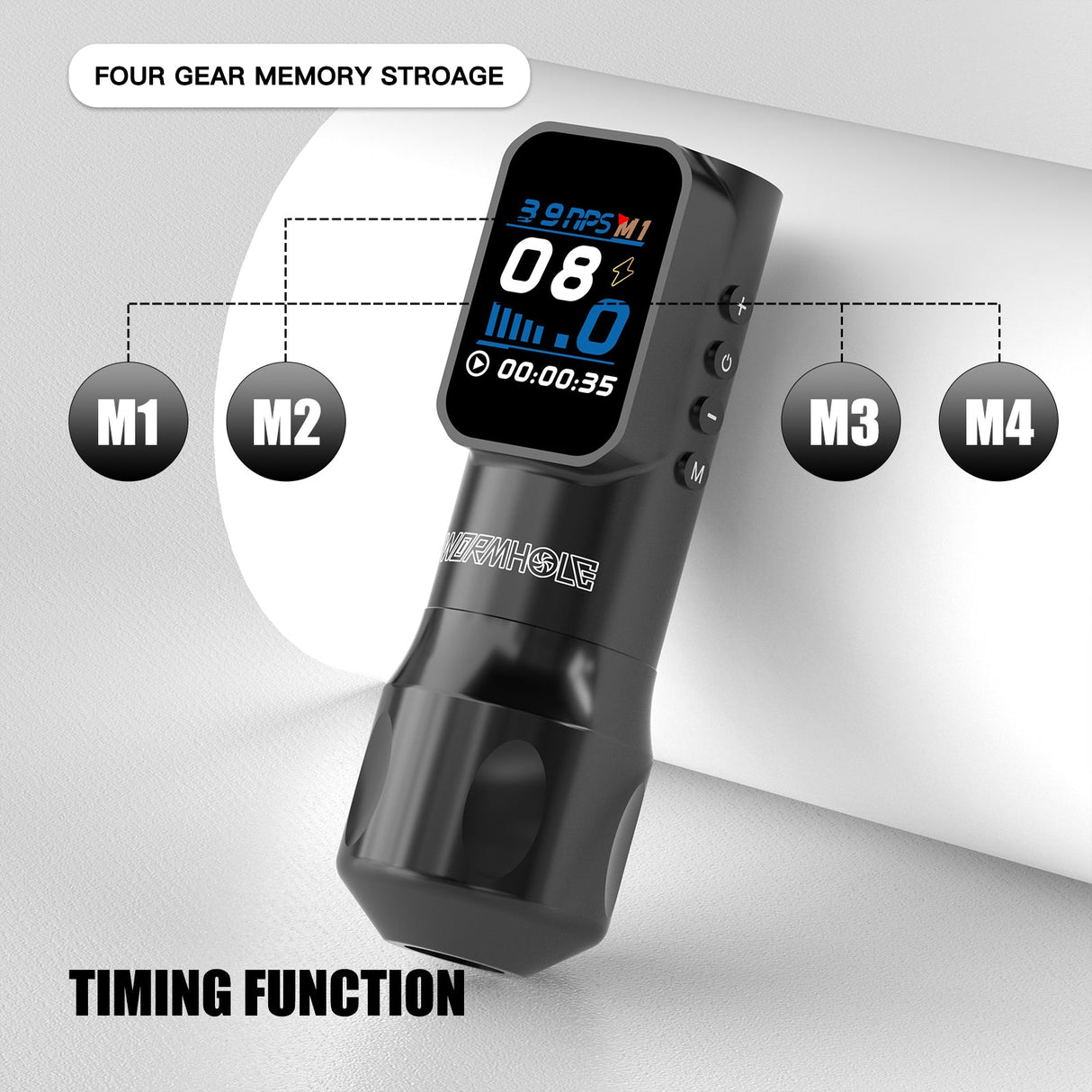 Wormhole Tattoo Gun Kit – Wireless Professional Tattoo Pen