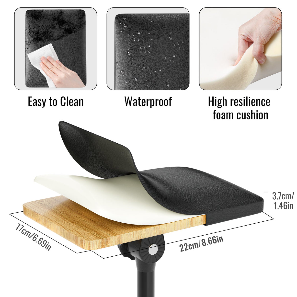 Wormhole Adjustable Tattoo Armrest –Foldable Tripod Stand Height Adjustment