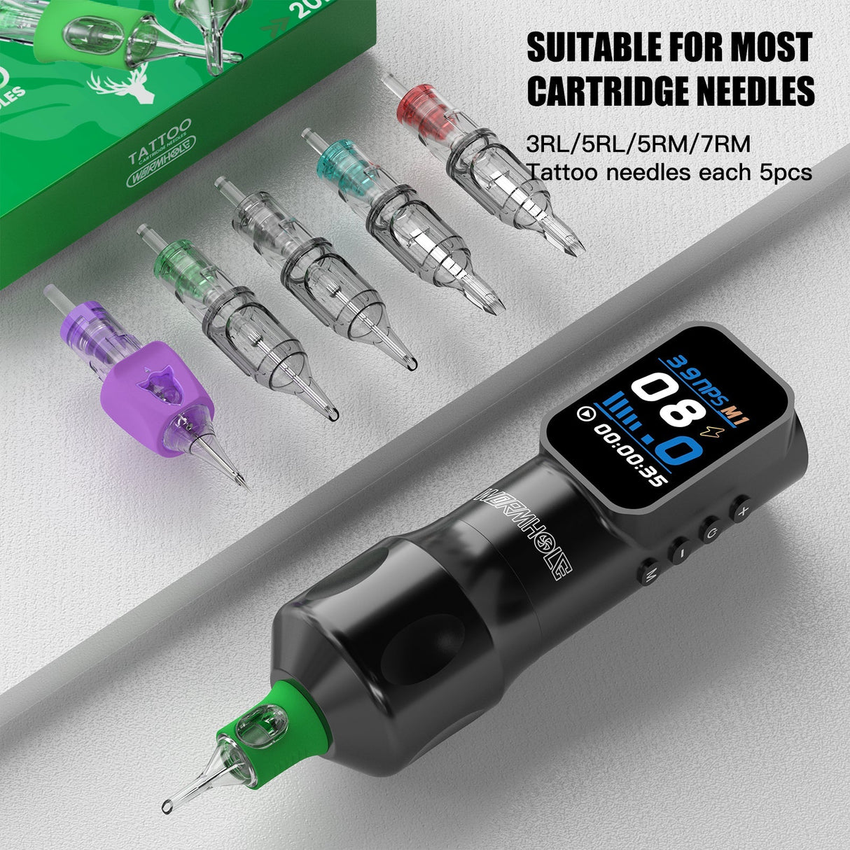 Wormhole Tattoo Gun Kit – Wireless Professional Tattoo Pen