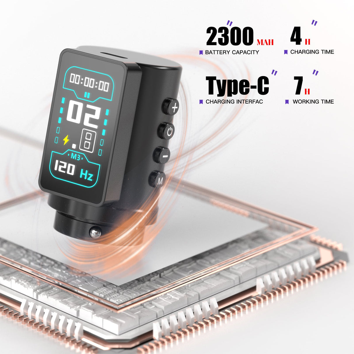 Wormhole Wireless Rotary Tattoo Kit – Adjustable Stroke