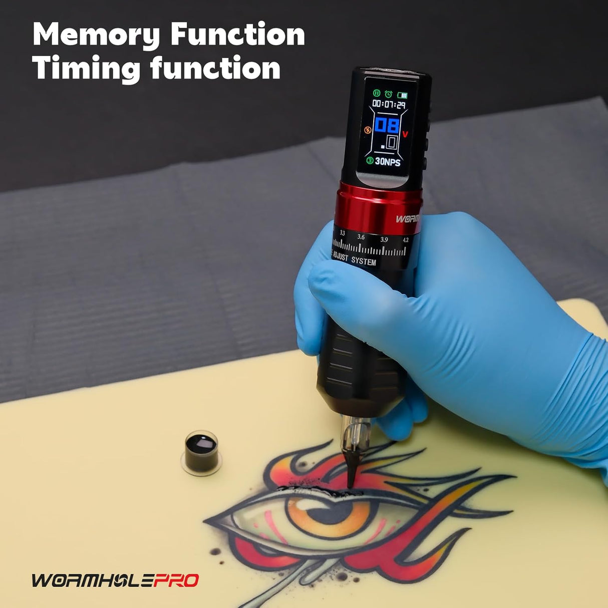 Wormhole Pro Bootes Wireless Tattoo Pen Kit