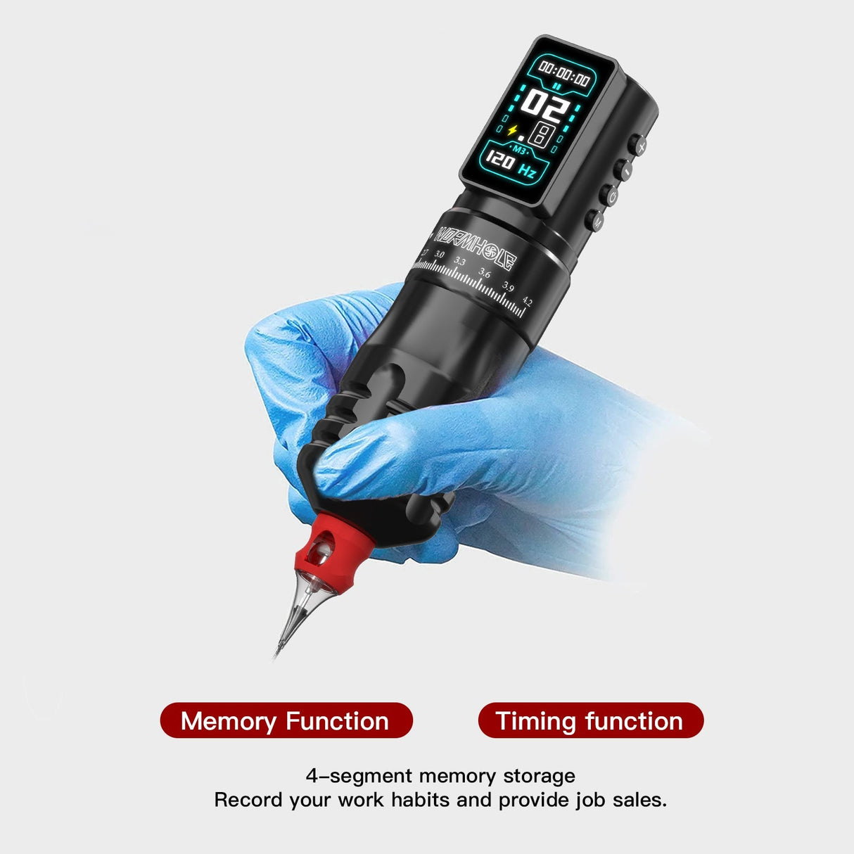 Wormhole Wireless Rotary Tattoo Kit – Adjustable Stroke