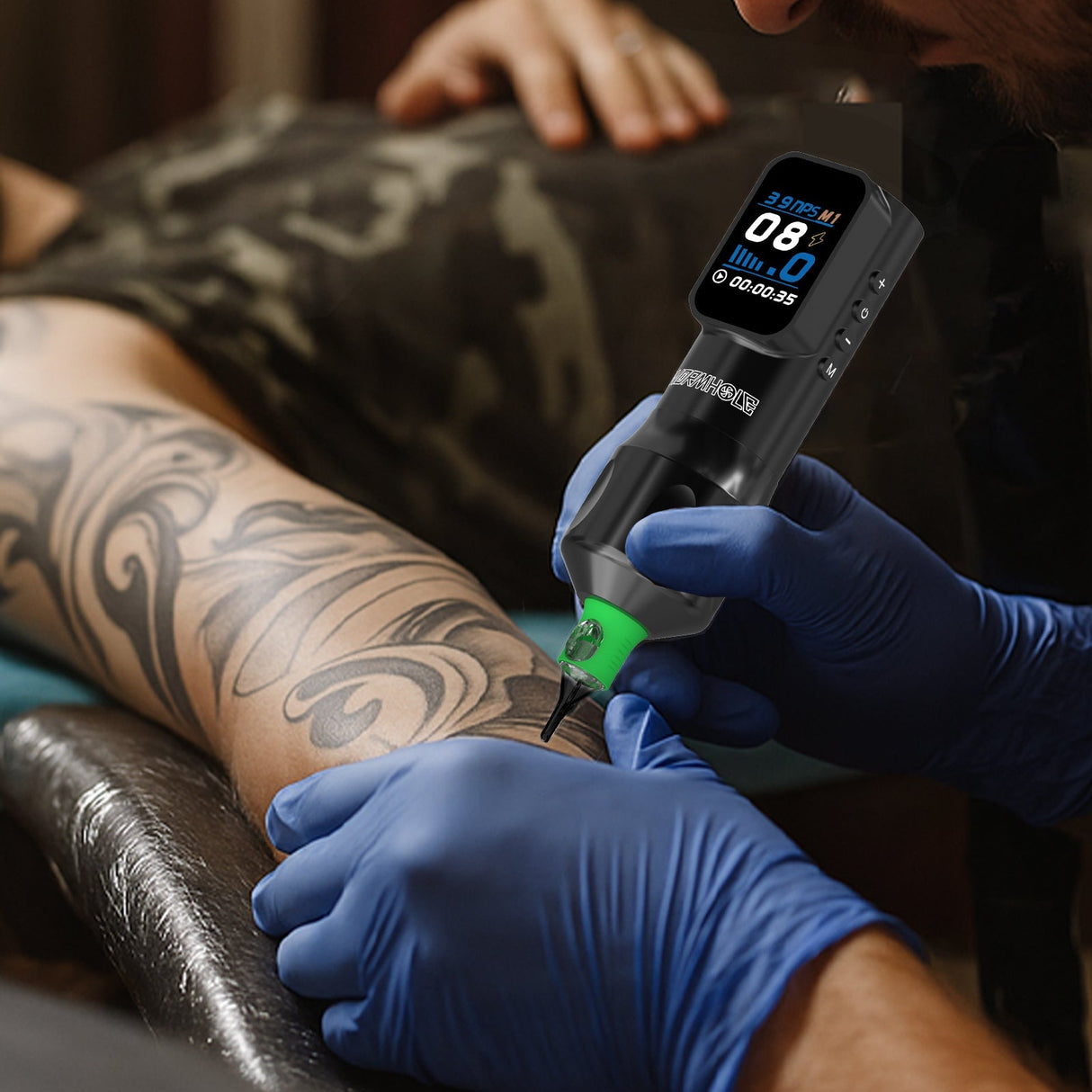 Wormhole Tattoo Gun Kit – Wireless Professional Tattoo Pen