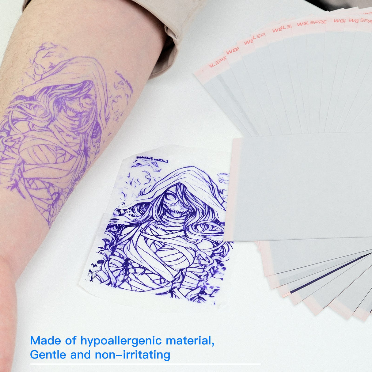 WormholePro Thermal Stencil Paper – Mini Printer Compatible(35/50/100 Sheets)