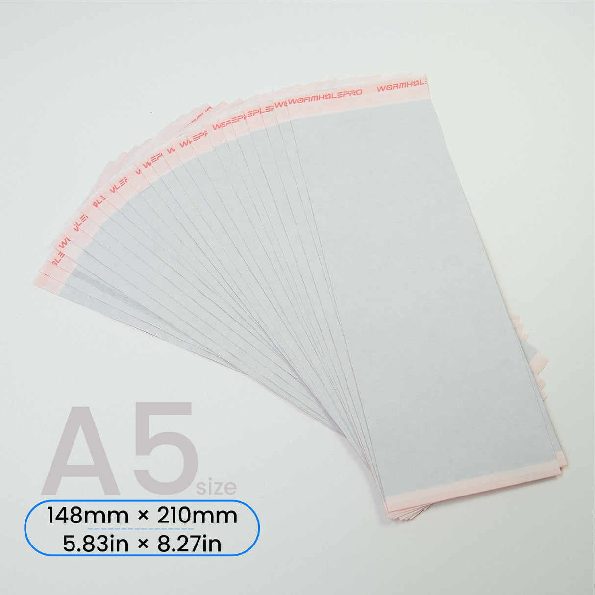 WormholePro Thermal Stencil Paper – Mini Printer Compatible(35/50/100 Sheets)