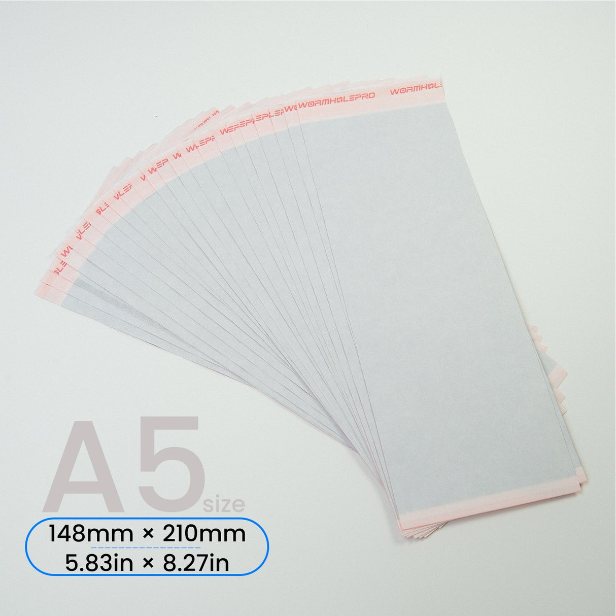 WormholePro Thermal Stencil Paper – Mini Printer Compatible(35/50/100 Sheets)