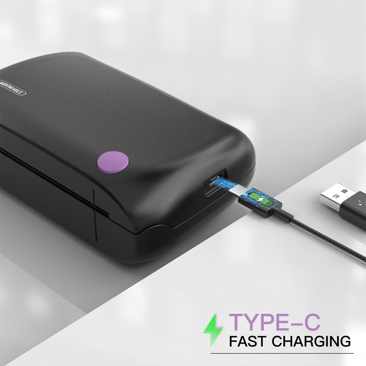 Wormhole Mini Tattoo Stencil Printer with Bluetooth