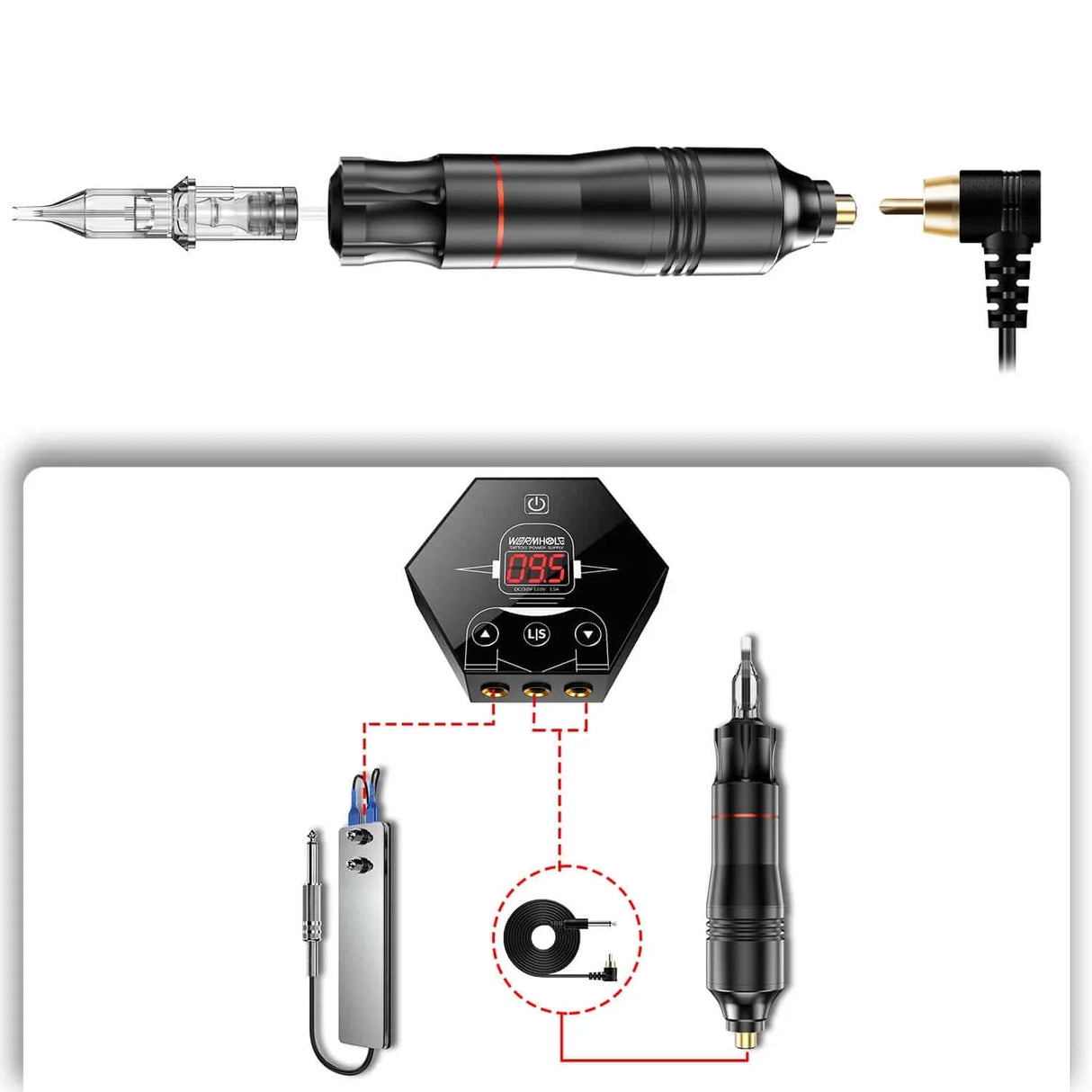 Assemble tattoo pen kit
