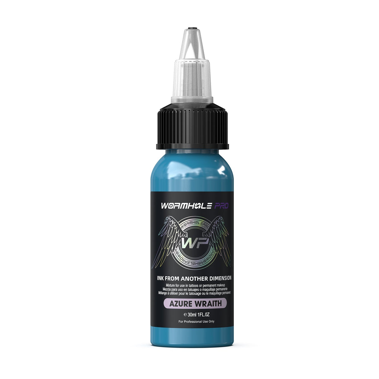 Wormhole Pro Tattoo Ink Azure Wraith –(30 ml/1 oz)