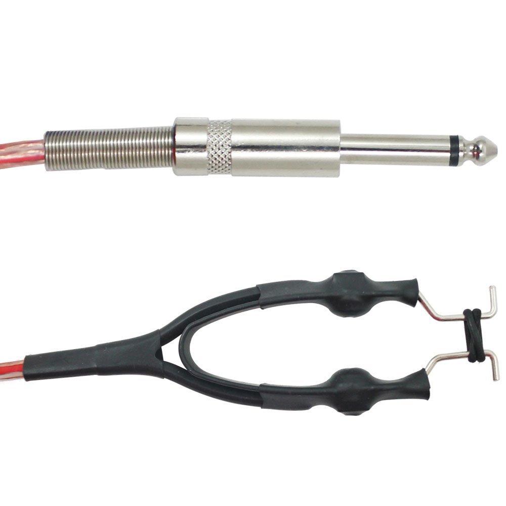 ITATOO 2pcs Tattoo Clip Cords Silicone 5.9 Feet 1.8M for Machine Guns - wormholetattoo