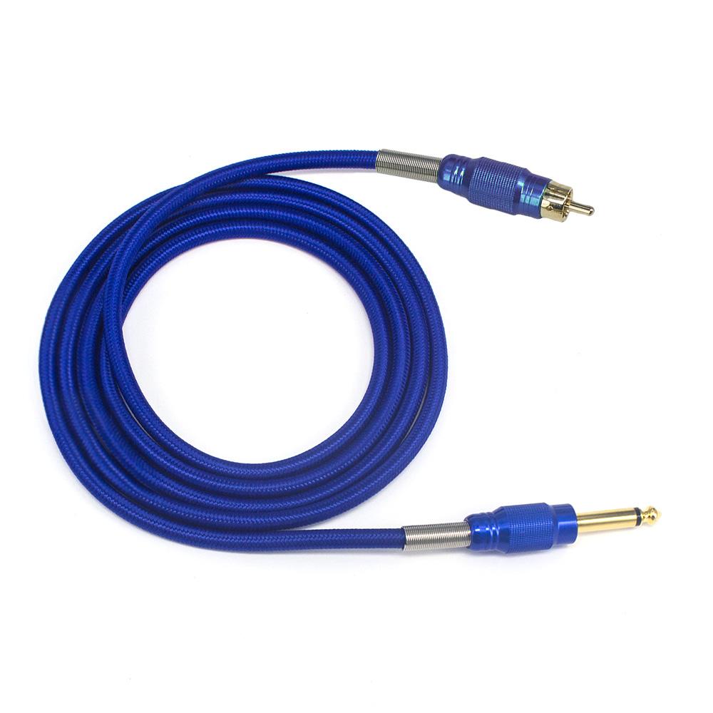 ITATOO Heavy Duty Fireproof RCA Soft Clip Cord for Rotary Tattoo Machine 2.5M 8.2 Feet - wormholetattoo