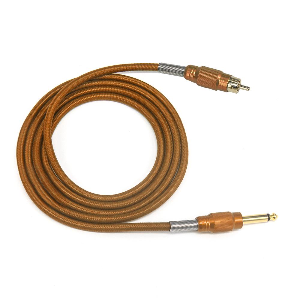 ITATOO Heavy Duty Fireproof RCA Soft Clip Cord for Rotary Tattoo Machine 2.5M 8.2 Feet - wormholetattoo