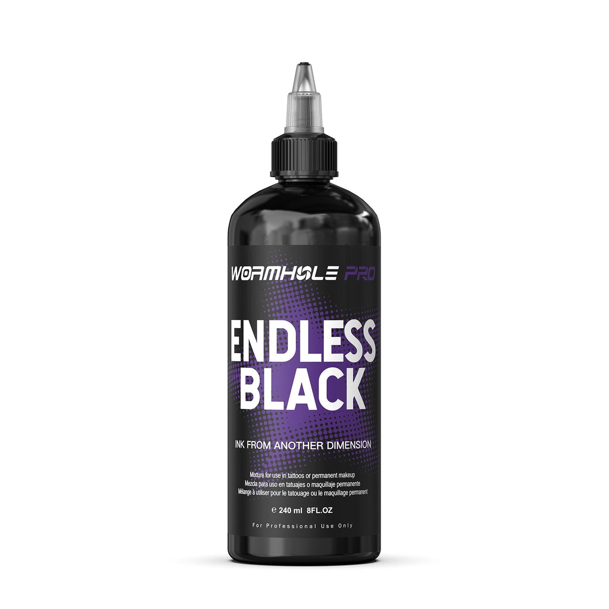 WormholePro Endless Black – Professional Tattoo Ink