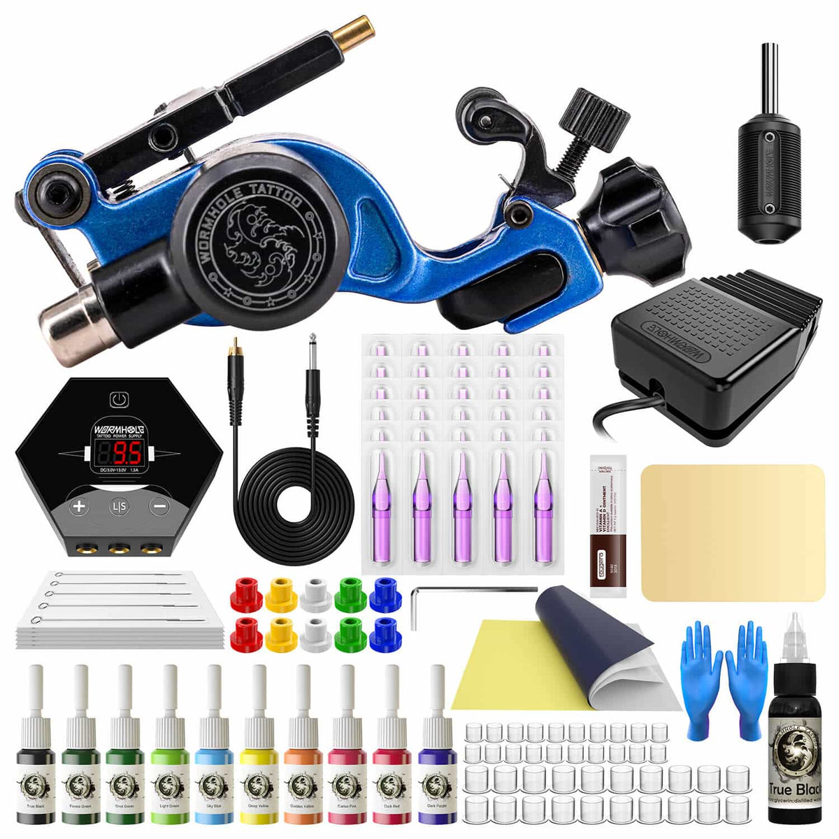 Rotary Machine Tattoo Kit 10 Inks – wormholesupply