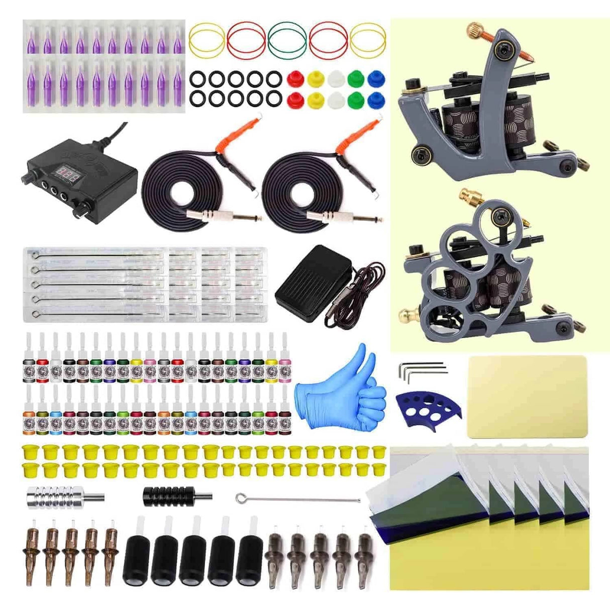 Professional Tattoo Kit 2 Machines