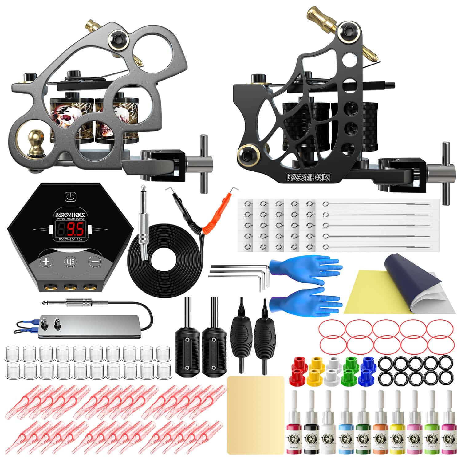 Complete Tattoo Kits 2 Pro Tattoo Machine – wormholesupply