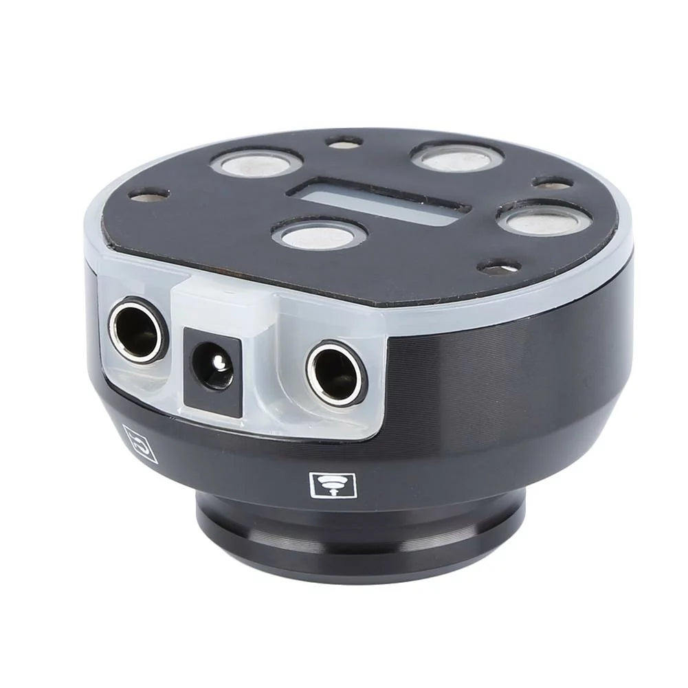 New Strong Magnetic Supply Aurora Colorful Rainbow Tattoo Power Supply for Machine Guns 2 Foot Pedal Mode - wormholetattoo