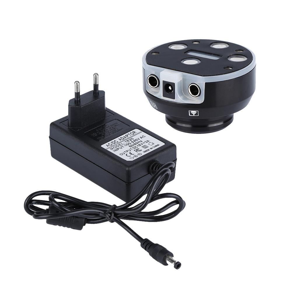 New Strong Magnetic Supply Aurora Colorful Rainbow Tattoo Power Supply for Machine Guns 2 Foot Pedal Mode - wormholetattoo