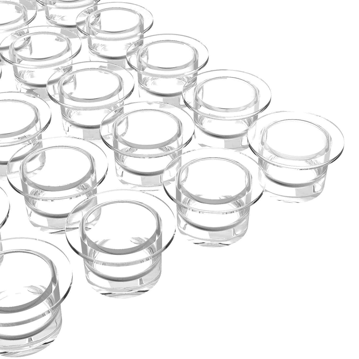 Tattoo Ink Caps 100pcs Acrylic Plastic