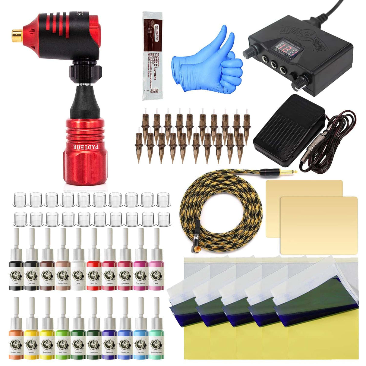 Padieoe Rotary Machine Kit 20Pcs Needles