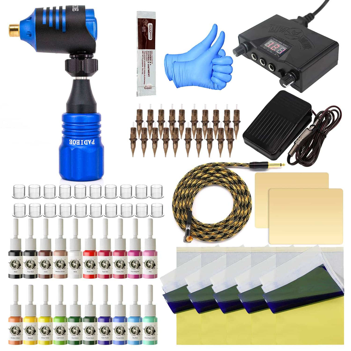 Padieoe Rotary Machine Kit 20Pcs Needles