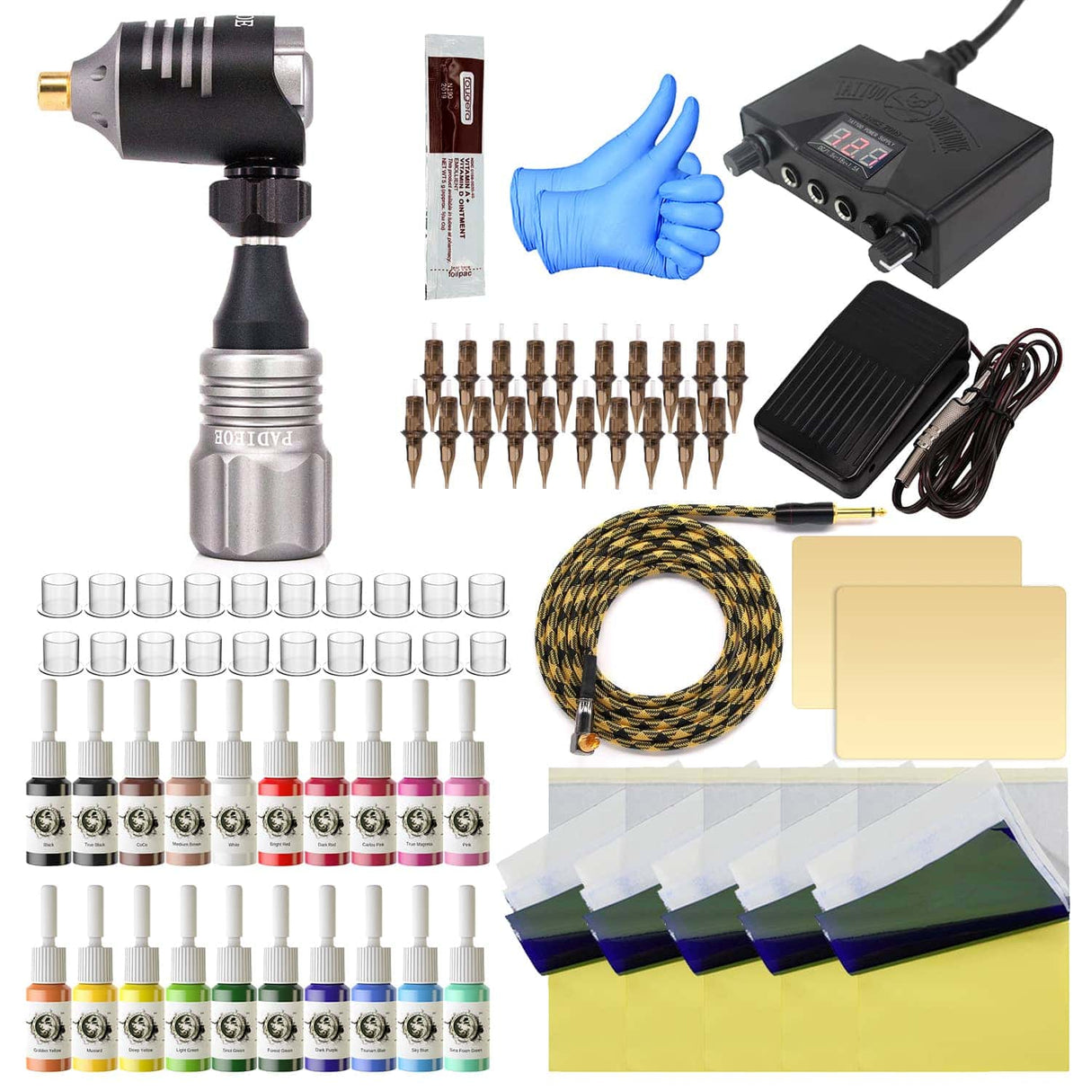 Padieoe Rotary Machine Kit 20Pcs Needles