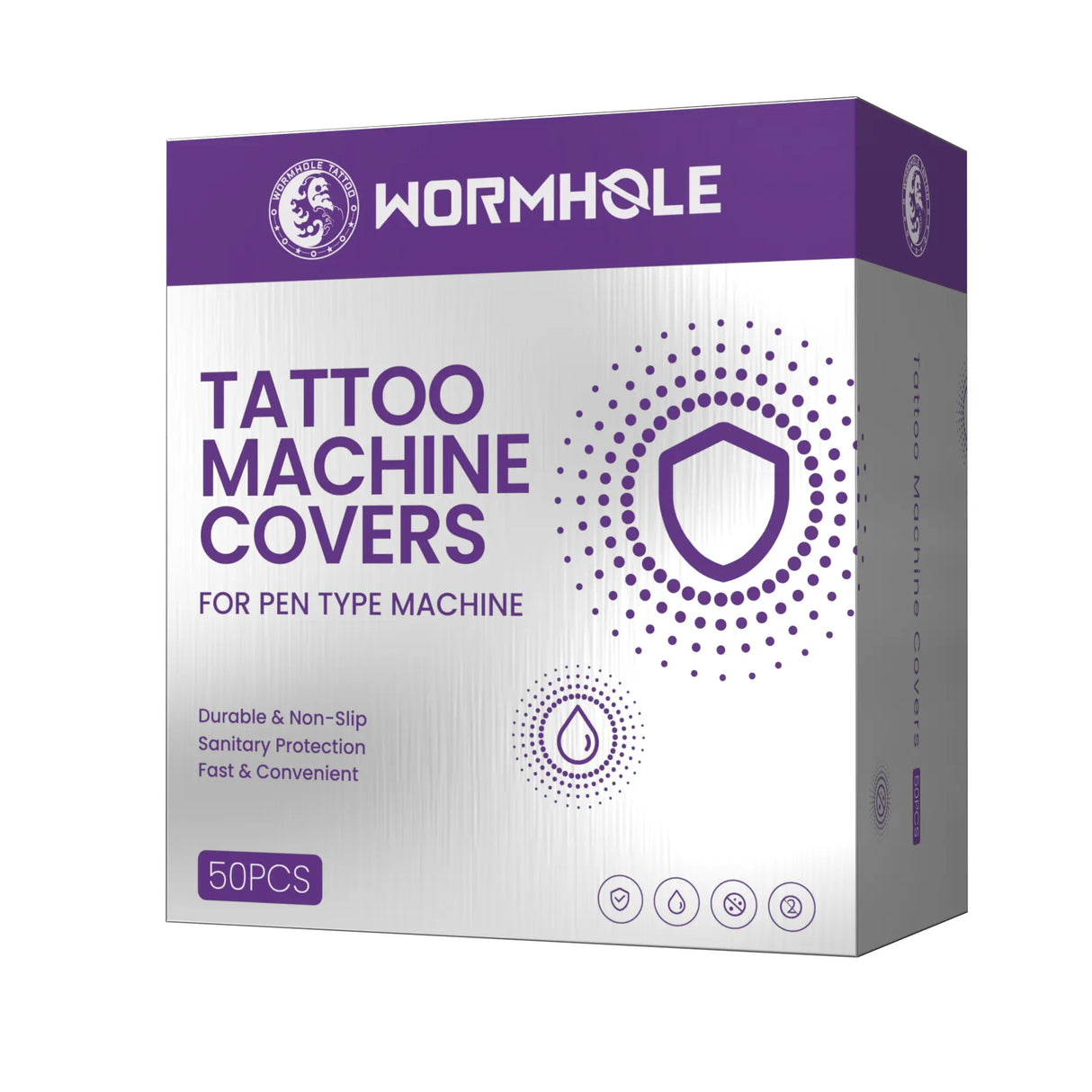 Wormhole Tattoo Machine Covers, Premium Disposable Tattoo Pen Sleeves