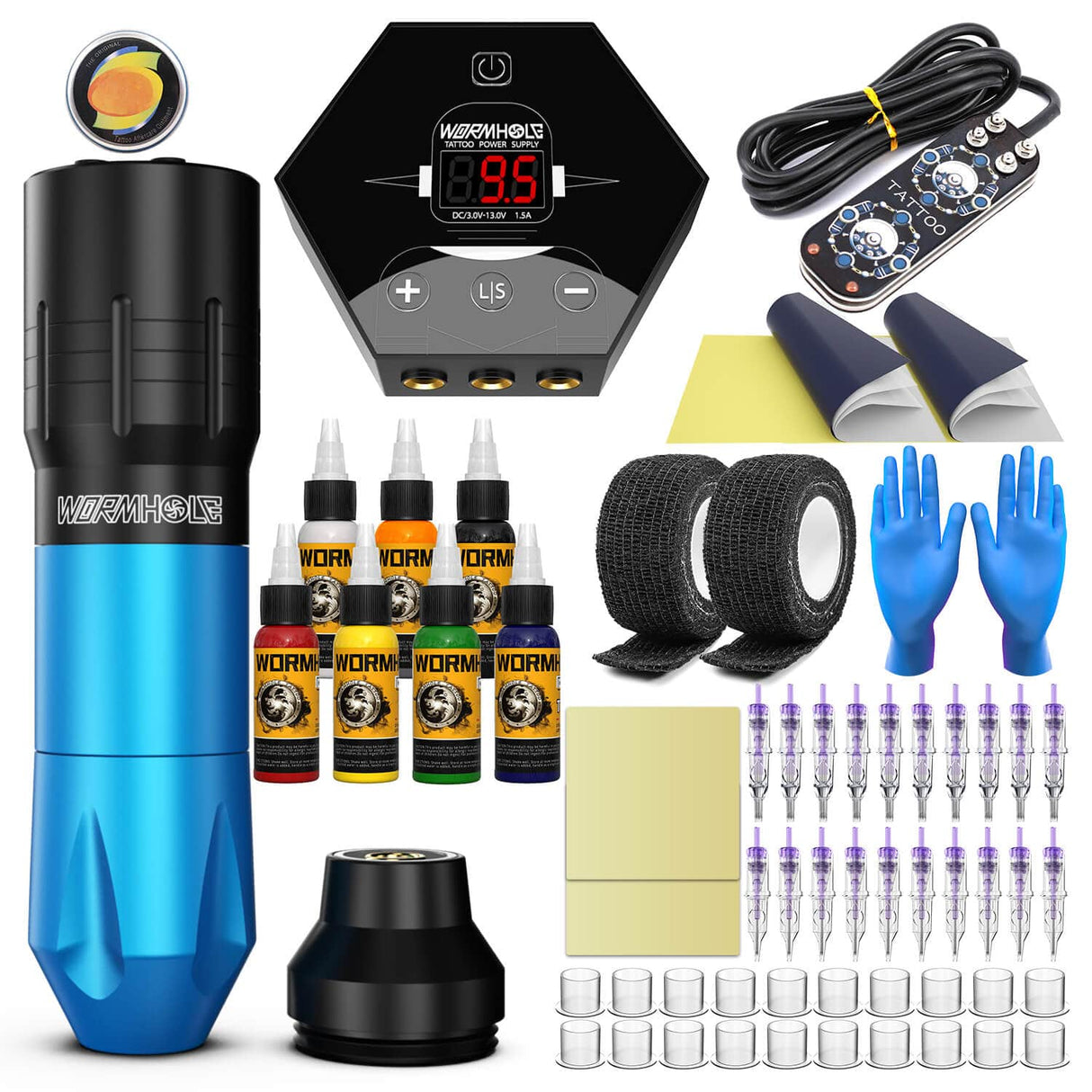 Tattoo Pen Kit with LED Tattoo Wireless Pen