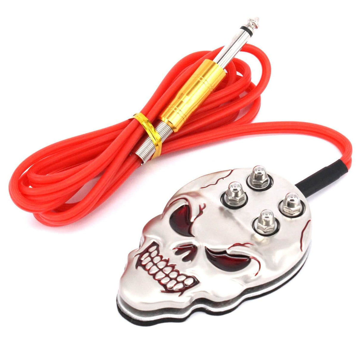 1.8M Foot Pedal Red Silicone Cord