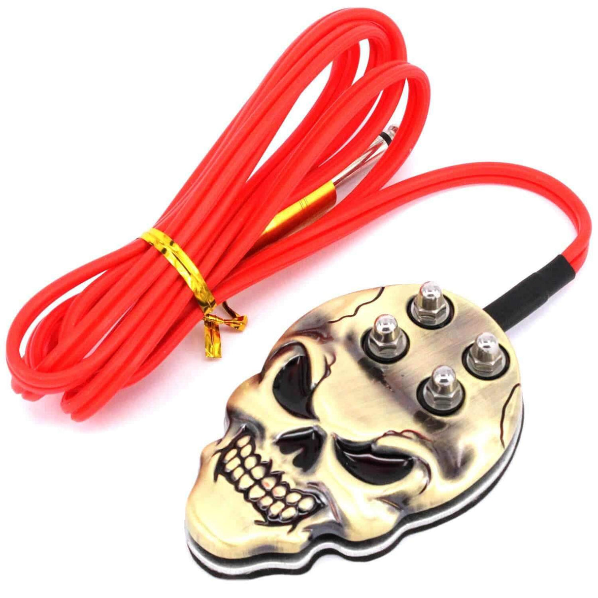 1.8M Foot Pedal Red Silicone Cord