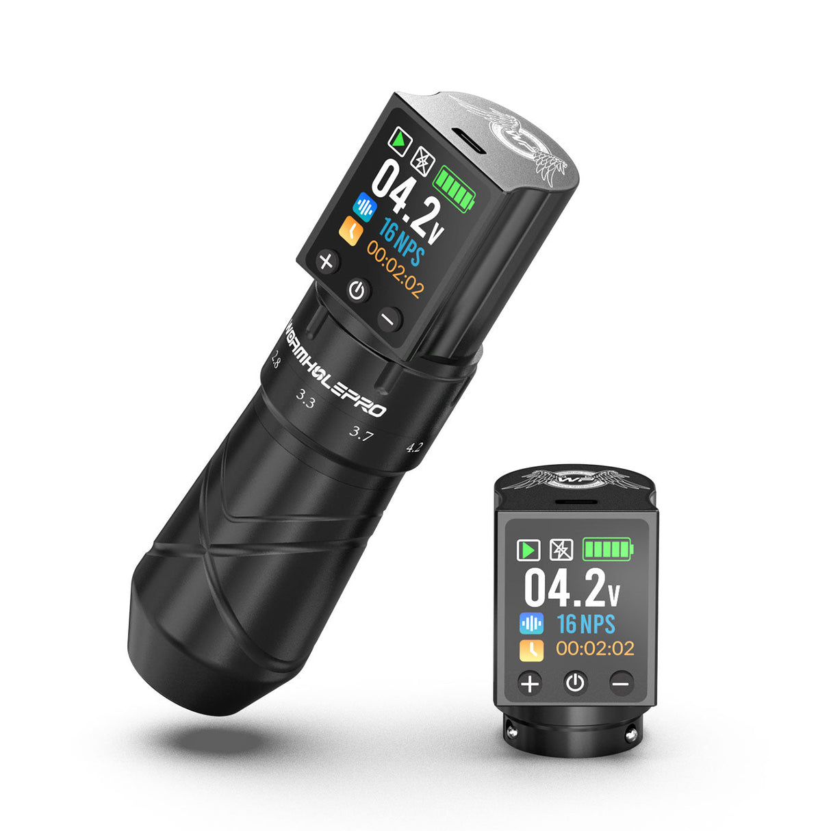 Adjustable Stroke Tattoo Machines & Long-Lasting Battery|WormholePro Auriga