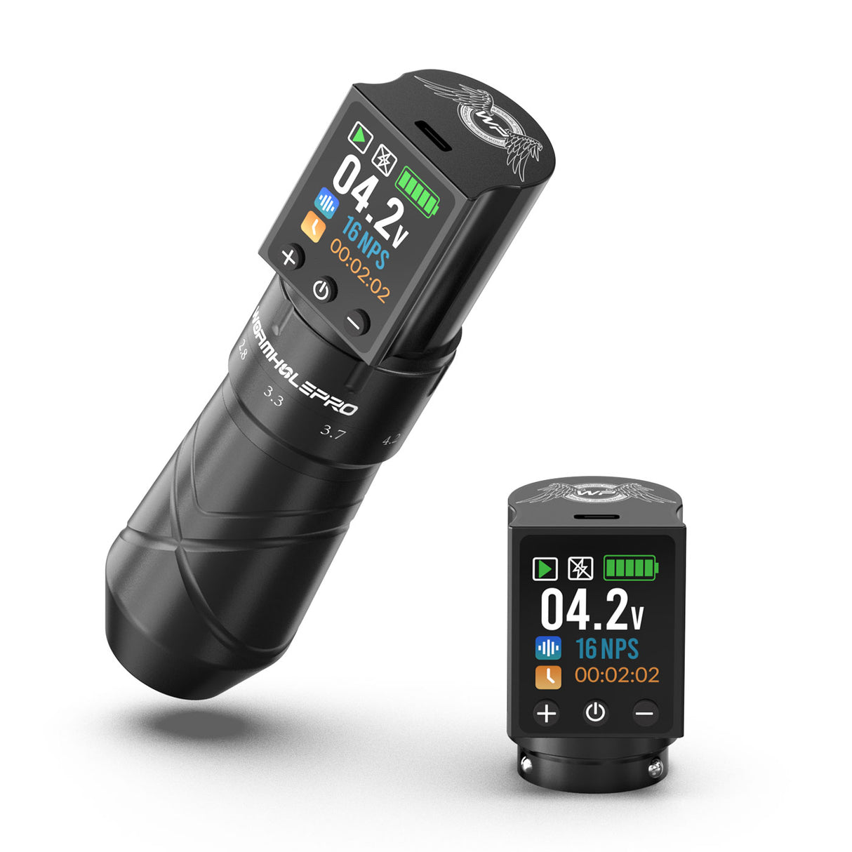 Adjustable Stroke Tattoo Machines & Long-Lasting Battery|WormholePro Auriga