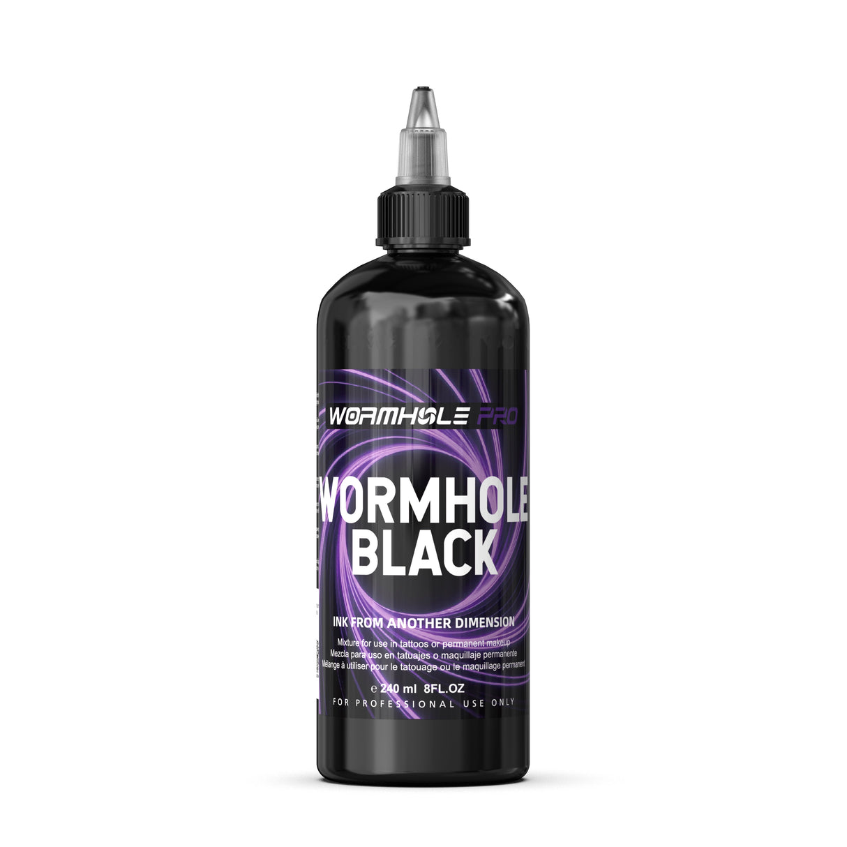 Wormhole Black Tattoo Ink 8oz — WormholePro